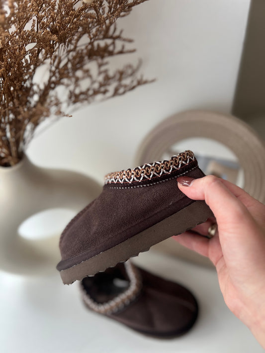 Chocolate Brown Slippers
