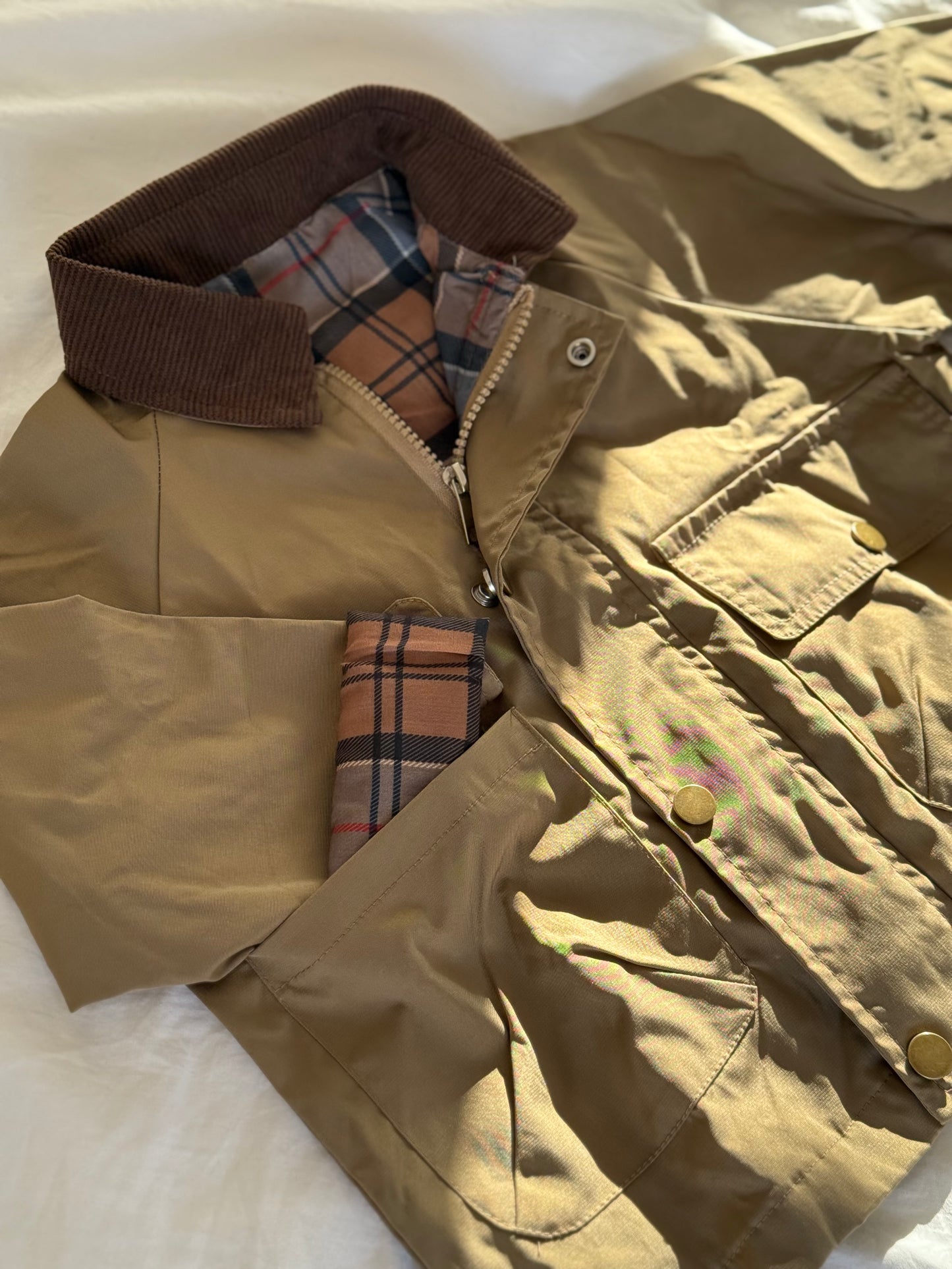 Brown and Beige Children’s Jacket