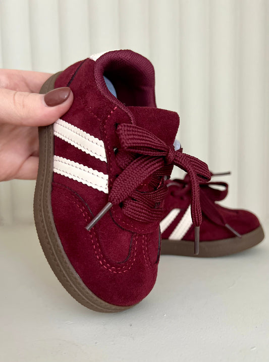 Children’s Burgundy Trainers