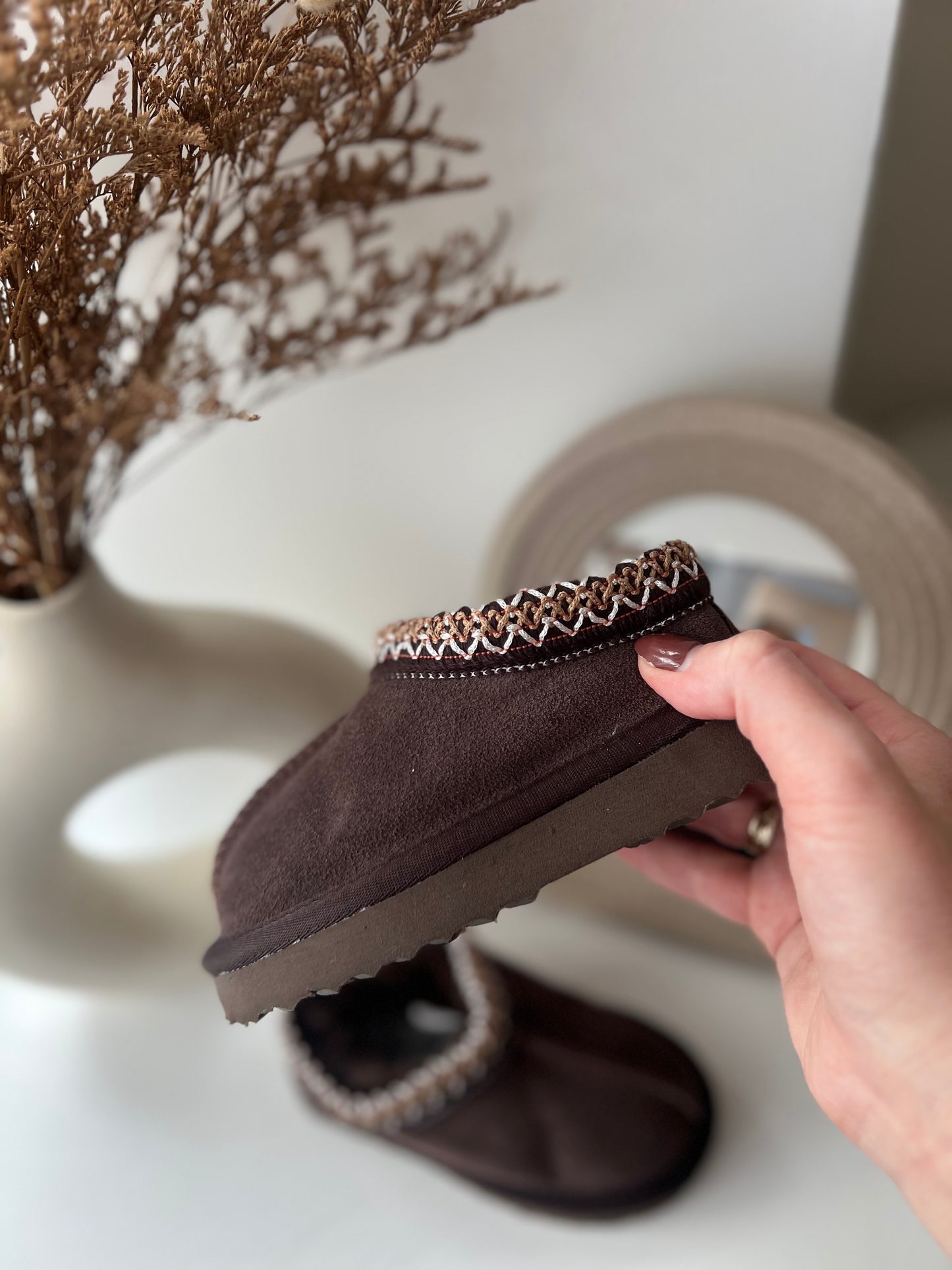 Chocolate Brown Slippers