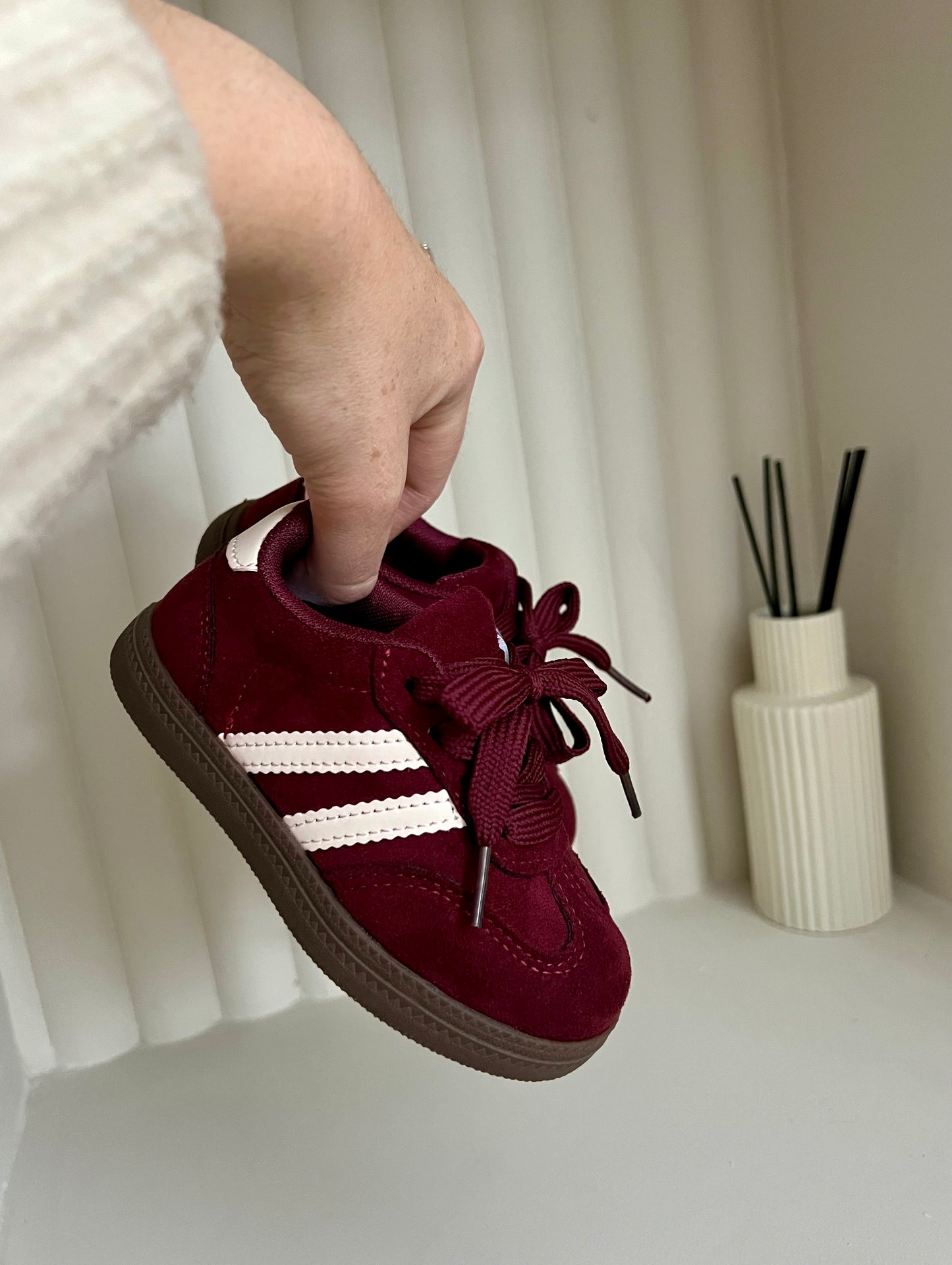 Children’s Burgundy Trainers