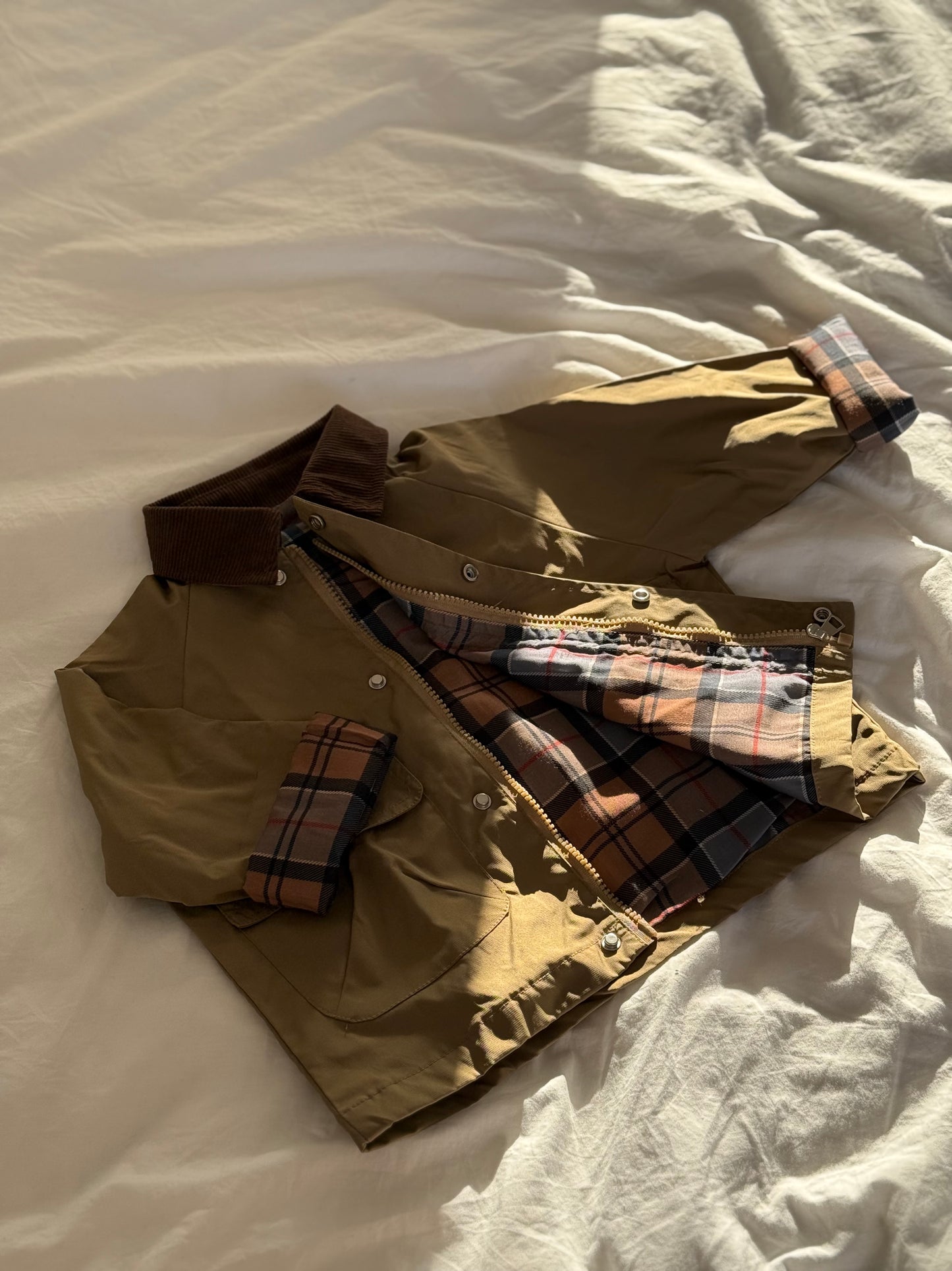 Brown and Beige Children’s Jacket