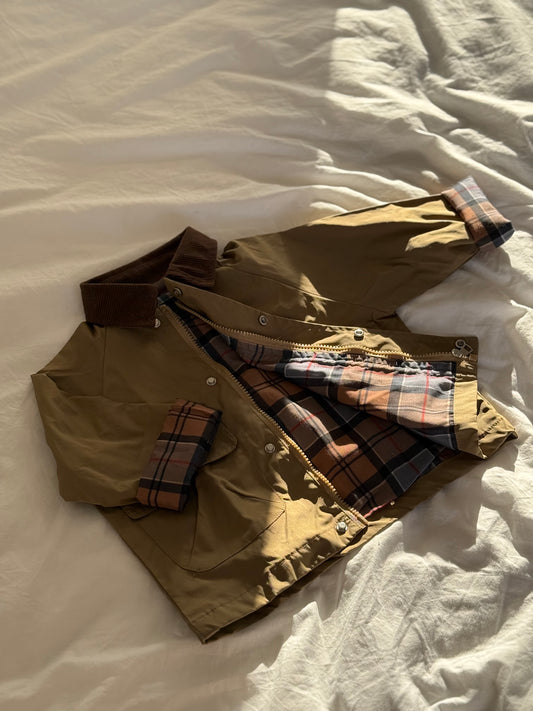 Brown and Beige Children’s Jacket