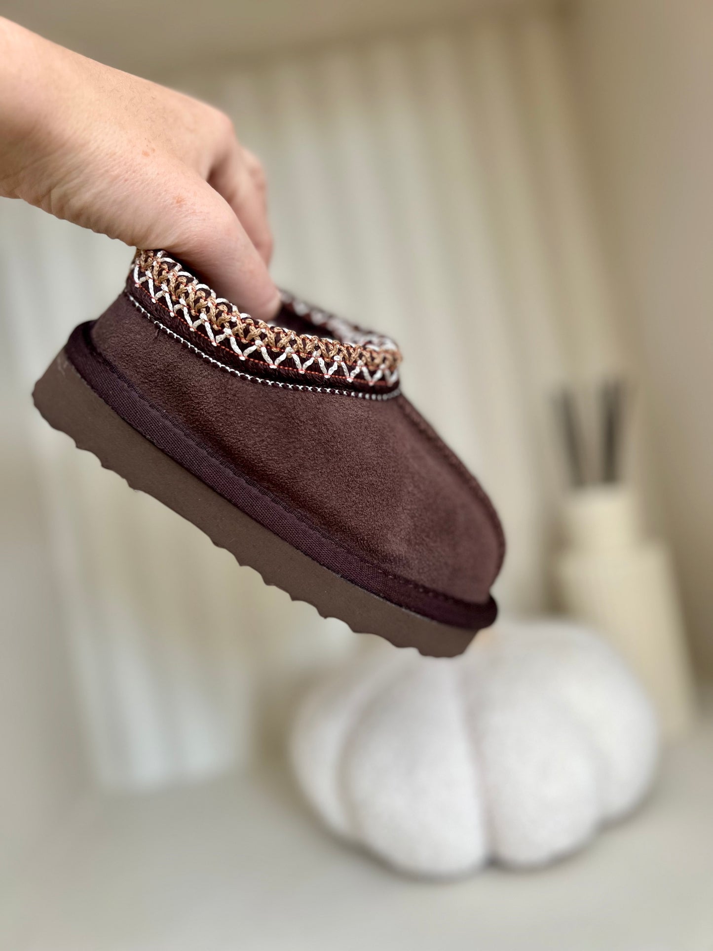 Chocolate Brown Slippers